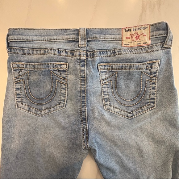 True Religion Billie Mid Rise Straight Jeans size 33 - Picture 6 of 11